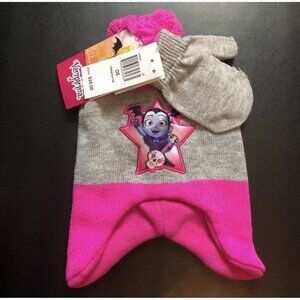 NWT Disney Vampirina Winter Beanie & Mittens Set Girls OS